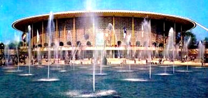 Amerikaans paviljoen op Expo 58 (foto credits: USIA)