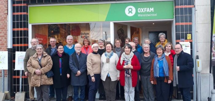 Vrijwilligers van nde Oxfam-Wereldwinkel Hoeilaart